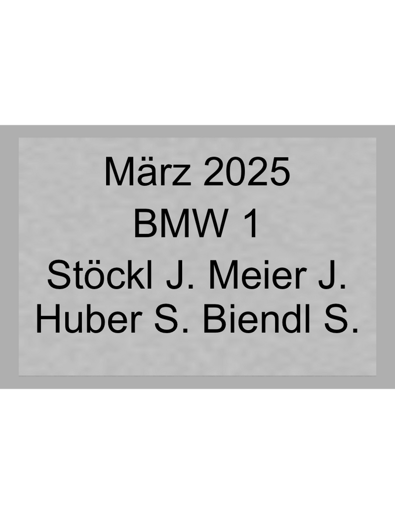 Gravurschild Silber selbstklebend - Silber / 45 x 30 mm