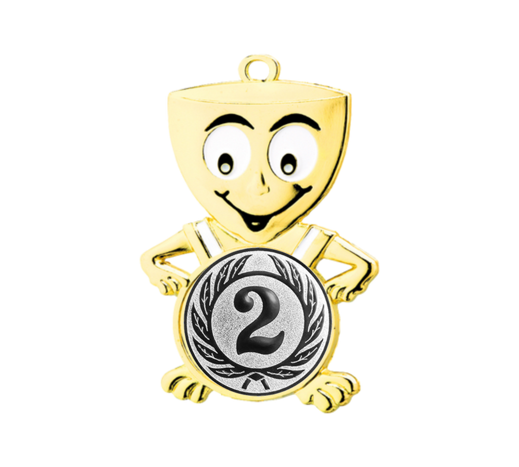 Kindermedaille Kid - Gold / 62x32x3 mm