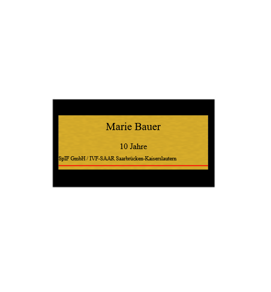 Hollywood Classic Award in Gold - Gold / 18 cm