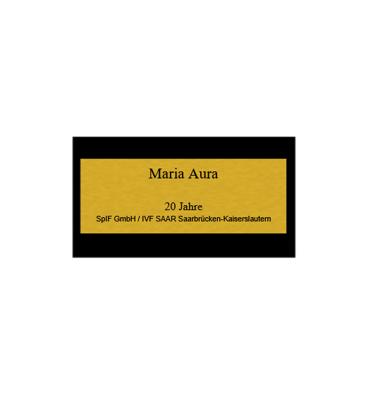 Hollywood Classic Award in Gold - Gold / 18 cm