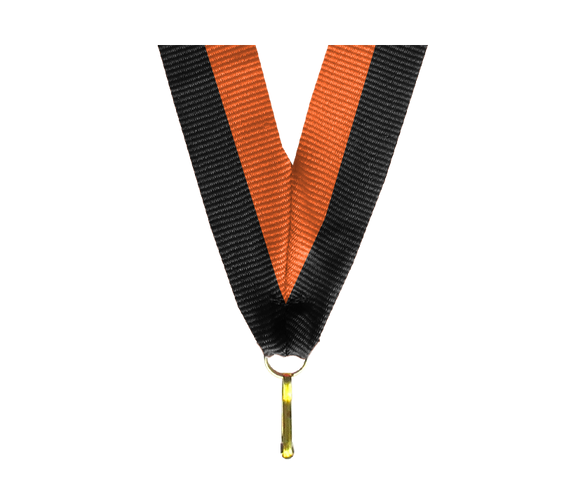 10er Pack Bänder - Breite 11 mm / Länge ca. 400 mm - Schwarz/Orange / 11x400mm