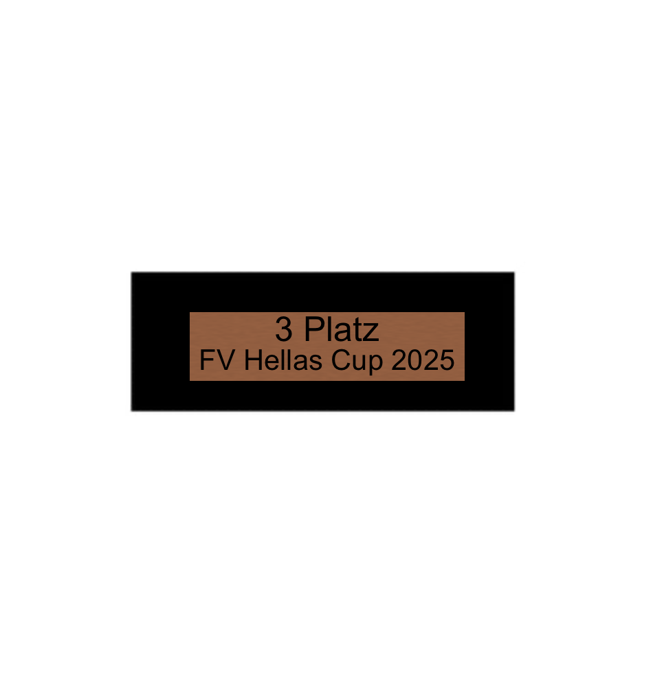 Fußballtrophäe 39880 - Gold / Schwarz / 210mm