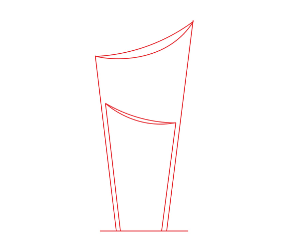 Fire Drive 7331 - Silber Rot / 27 cm / Laser-Gravur