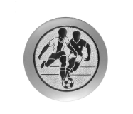 Fußballpokal 3949 - 14 cm / Silber Gold