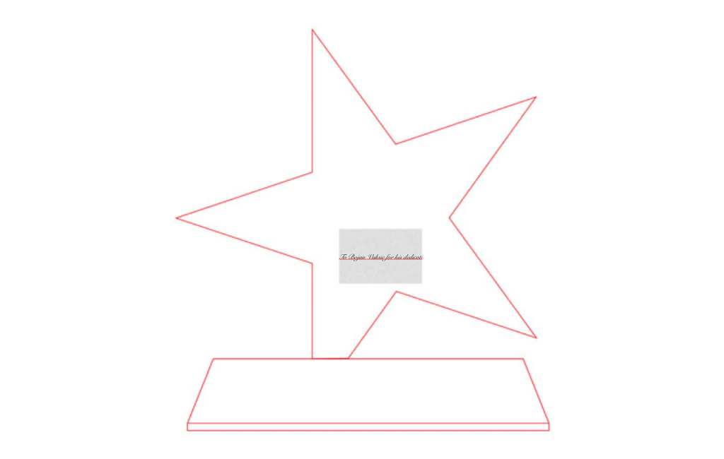 Euro Star Award 7921 - Klar / 15.5 cm / Laser-Gravur