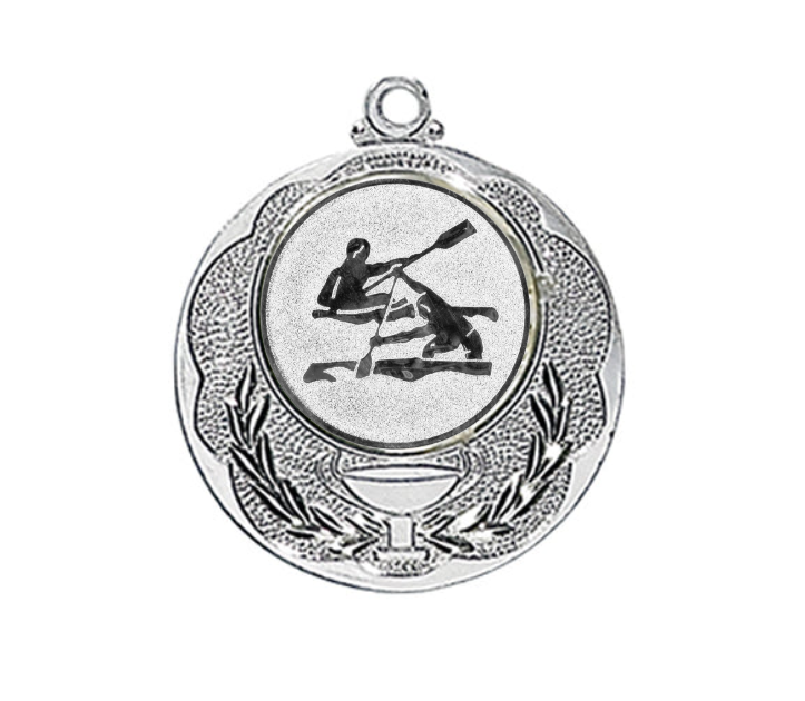 Medaille 028L Ø 40 mm - Silber / 50 mm