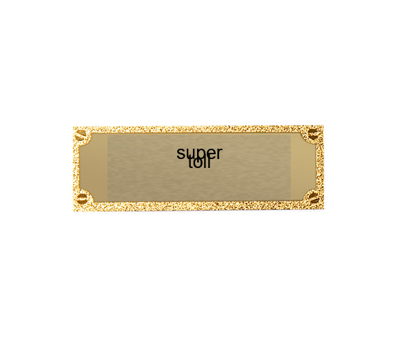 Gravurschild edel in Gold - Gold / 50 x 18 mm