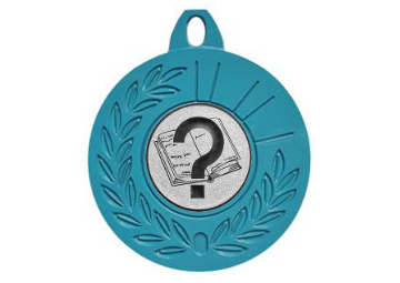 Farbmedaille Ø 50 mm - Türkis / 50 mm