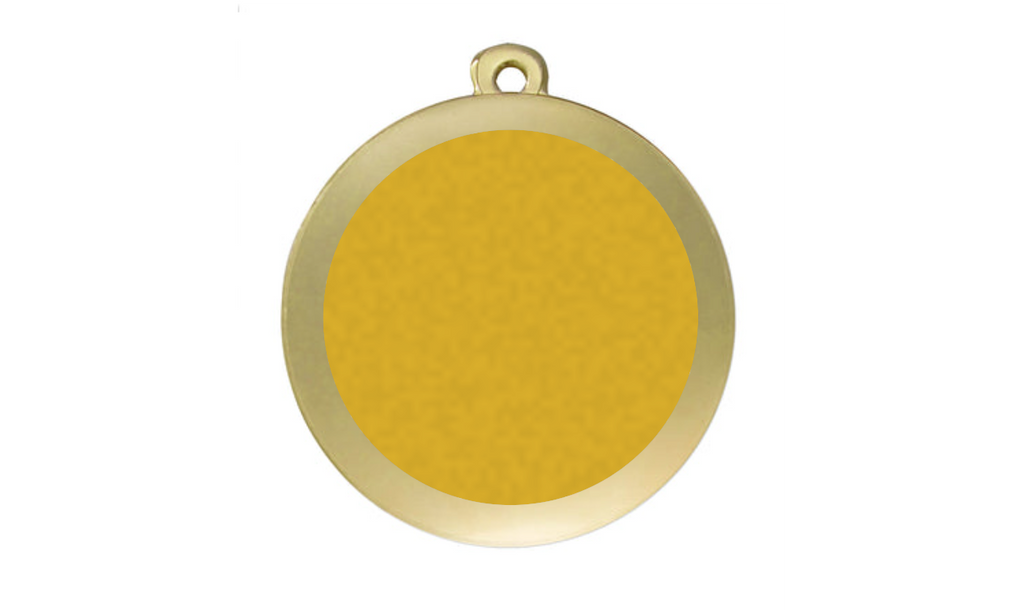 Karnevals Medaille D113_K Ø 60mm - Gold / 60 cm