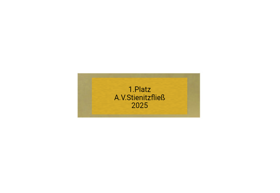 Glas Pokal Angler FG010 - 19 cm / Transparent Schwarz