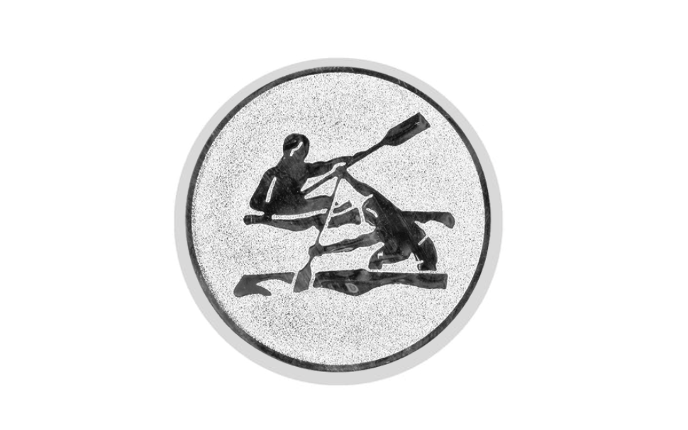 Glastrophäe 136-2 Schild & Emblem - Bunt / 18 cm