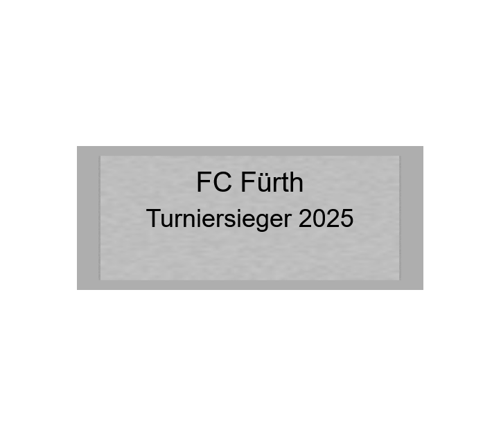 Gravurschild Silber selbstklebend - Silber / 60 x 25 mm