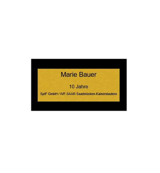 Hollywood Classic Award in Gold - Gold / 16 cm