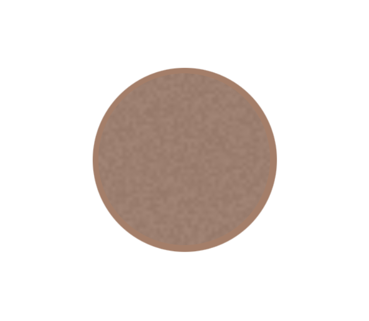 Aluminium-Emblem - 25 mm / Bronze/Alu