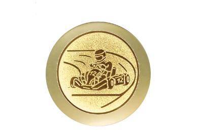 Kart Trophäe FG 303 - Gold Schwarz / 14 cm