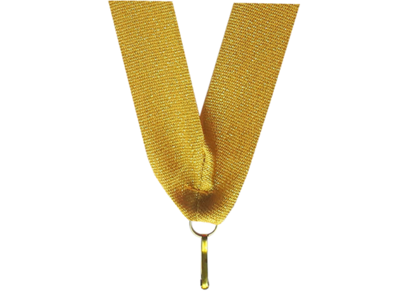 100er Pack Bänder Breite 22 mm / Länge ca. 400 mm - Gold / 22x400mm