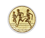 Glas Pokal 8805 blau Schild & Emblem - Silber Blau / 20 cm