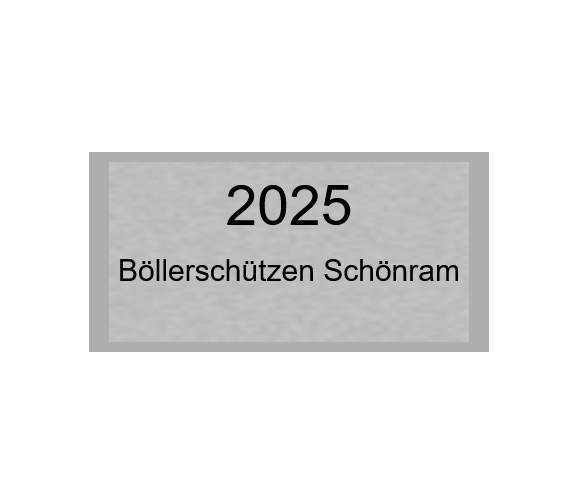 Gravurschild Silber selbstklebend - Silber / 60 x 30 mm