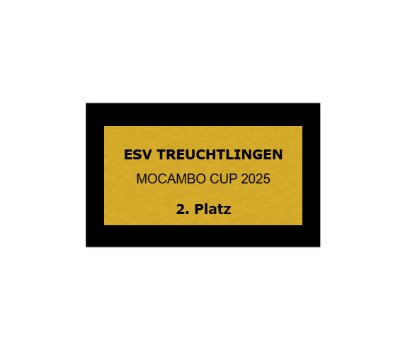 Fußballpokal 87-0 - Gold Schwarz / 47 cm