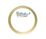 Glasmedaille 67364 Ø 70mm - Gold / 70 mm