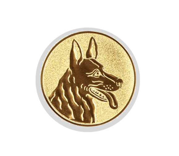 Glas Pokal 3526 Schild & Emblem - Transparent / 15 cm