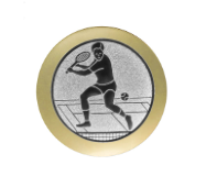 Glasmedaille 67364 Ø 70mm - Gold / 70 mm