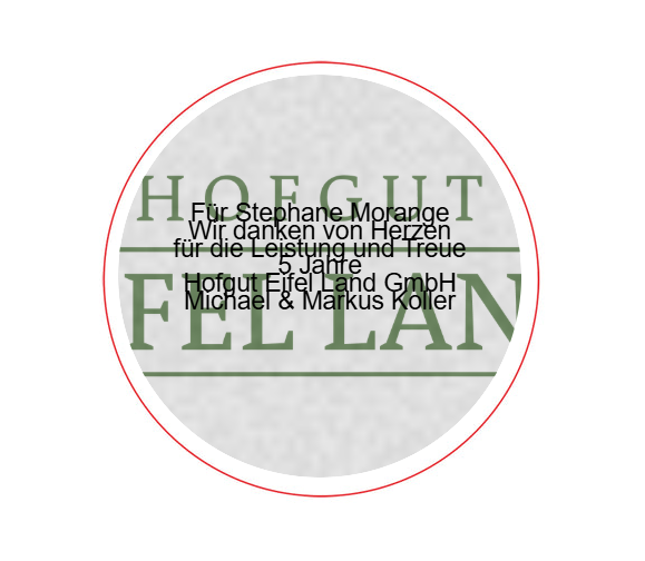 Glasmedaille CM002 Ø 80mm - Glas / Transparent / Ø 80 mm / Lasergravur