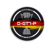 Glastrophäe 136-4 Schild & Emblem - 22 cm / Blau