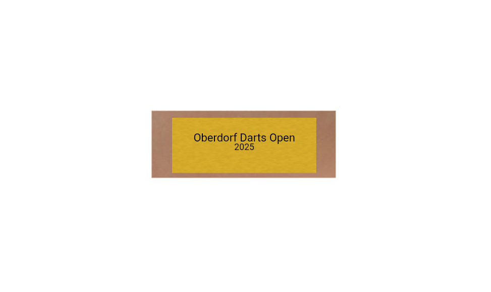 Glas Pokal Dart FG011 - 15 cm / Transparent Schwarz