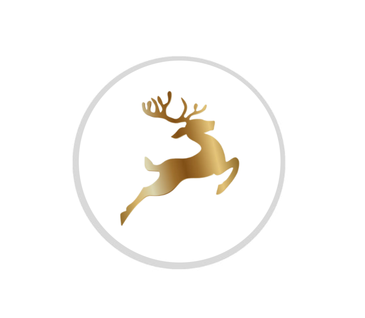 Glas Ständer W19x Schild & Emblem - 21.5 cm / Auswahl Weiß