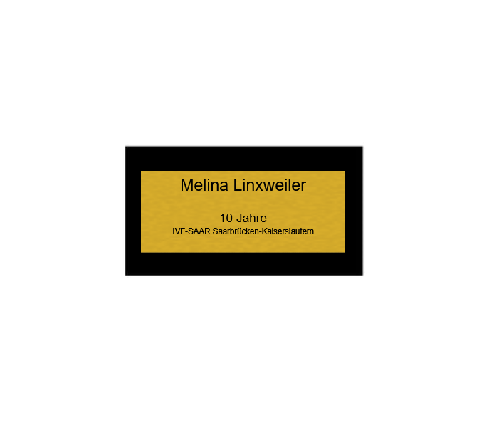 Hollywood Classic Award in Gold - Gold / 16 cm