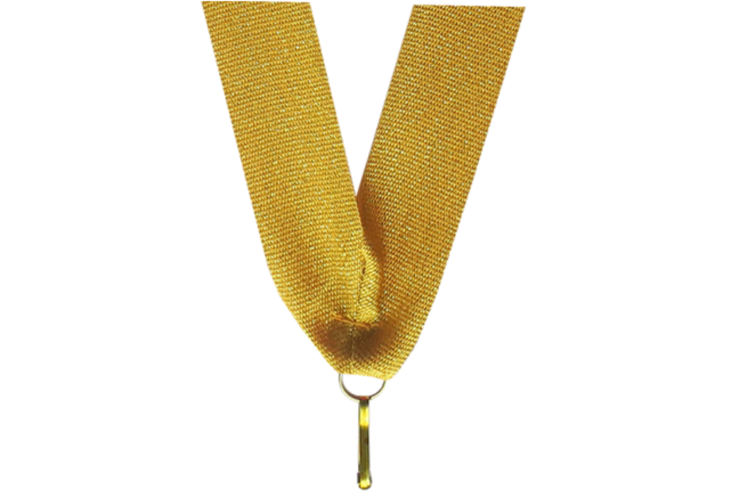 100er Pack Bänder Breite 22 mm / Länge ca. 400 mm - Gold / 22x400mm