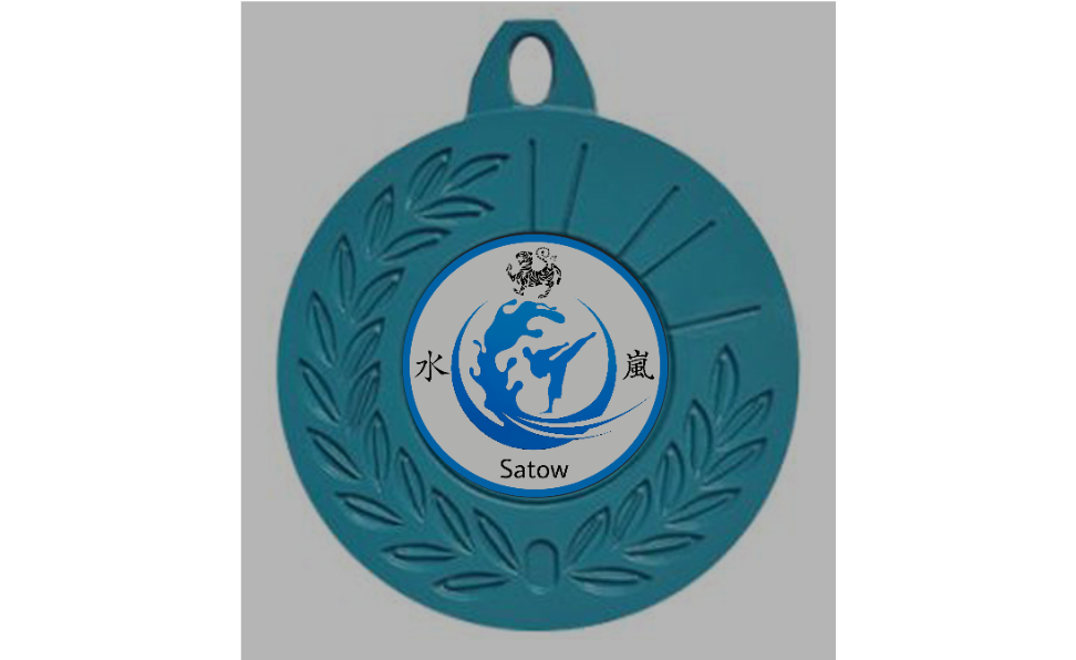 Farbmedaille Ø 50 mm - Türkis / 50 mm