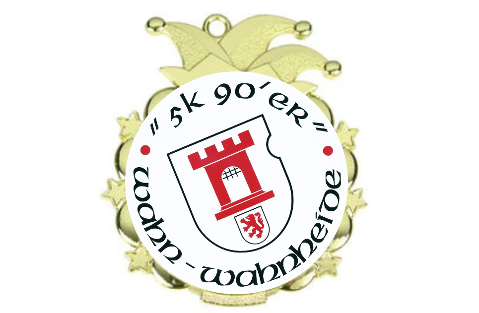 Karnevals Medaille D53 - Gold / 65x70mm