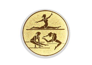 Glas Ständer W19x Schild & Emblem - 17.5 cm / Auswahl Rot