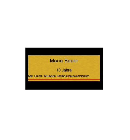 Hollywood Classic Award in Gold - Gold / 18 cm