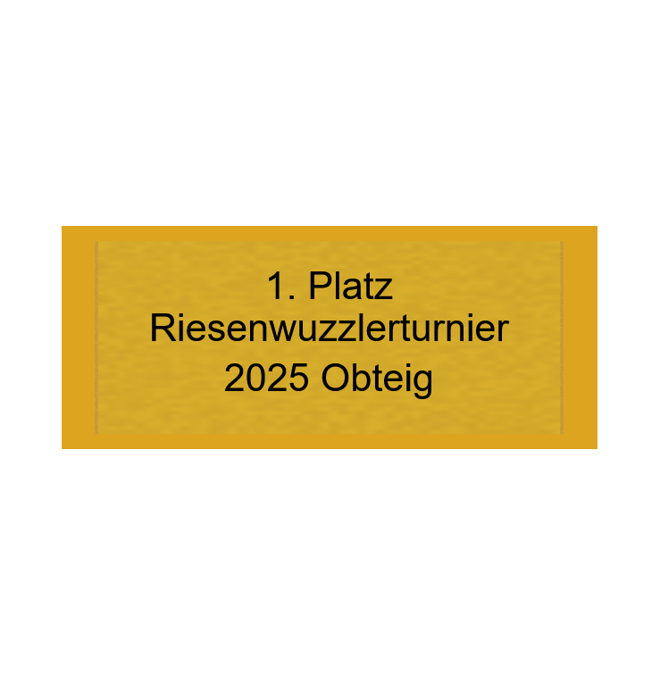 Gravurschild Gold selbstklebend - Gold / 60 x 25 mm