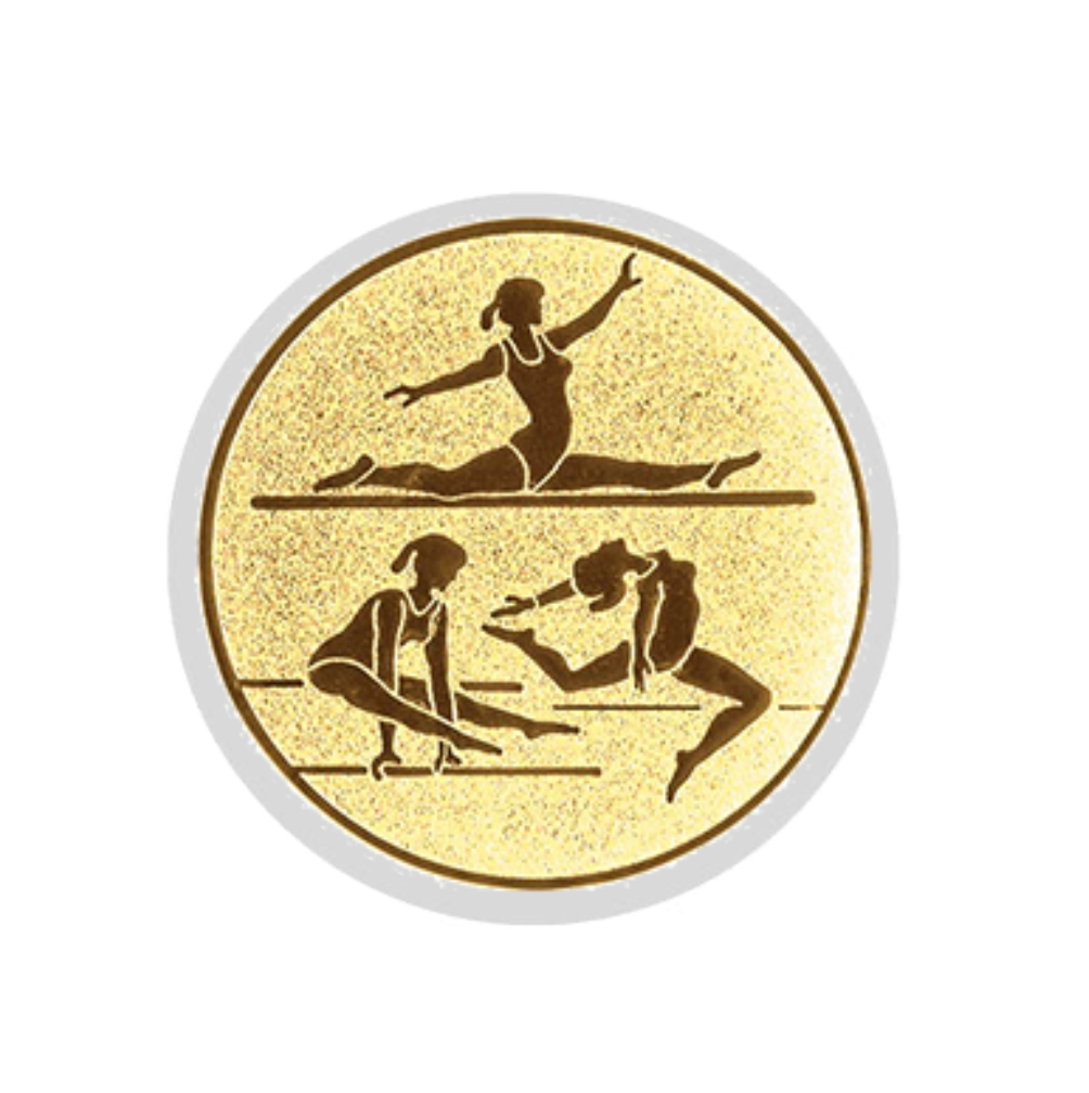 Glastrophäe 136-4 Schild & Emblem - 13 cm / Blau