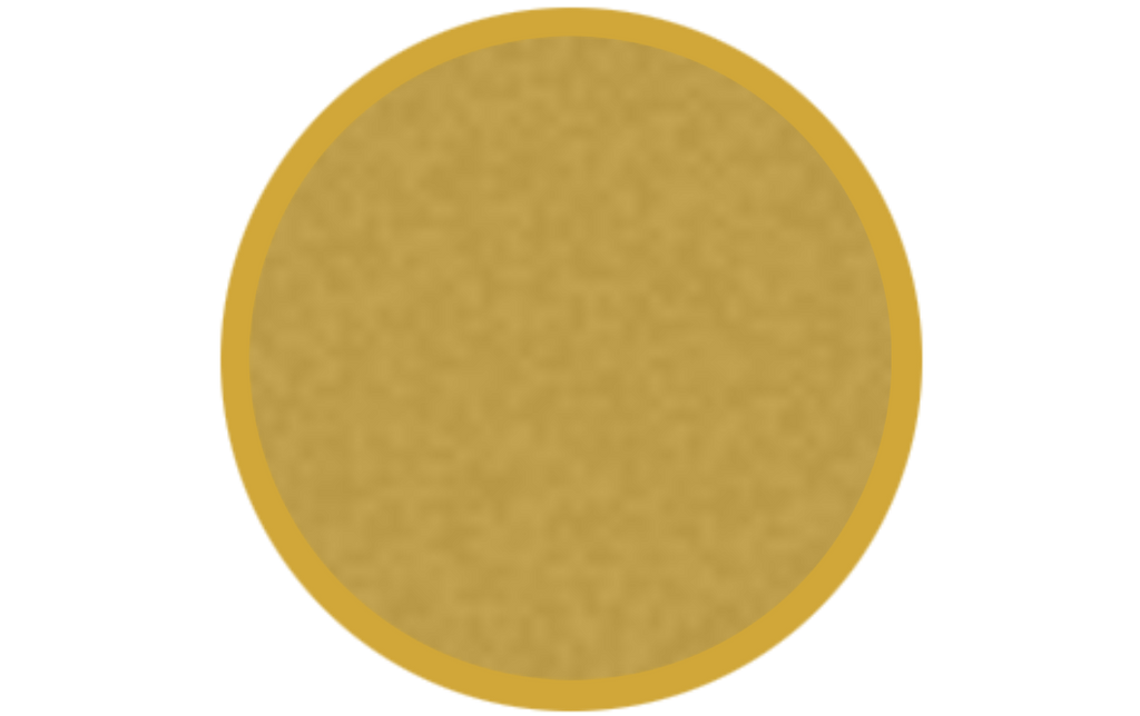 Aluminium-Emblem - 25 mm / Gold/Alu