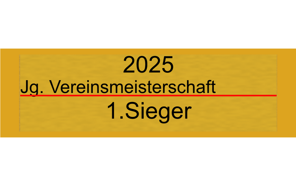 Gravurschild Gold selbstklebend - Gold / 50 x 15 mm