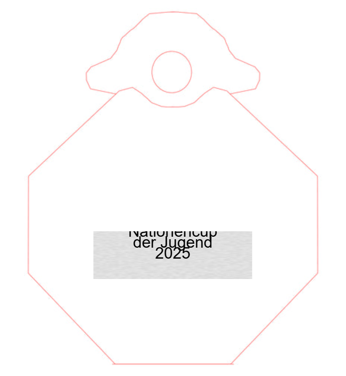 Glasmedaille 6736x Ø 85mm - Klar/Gold-nicht bestellbar / Ø 85 mm