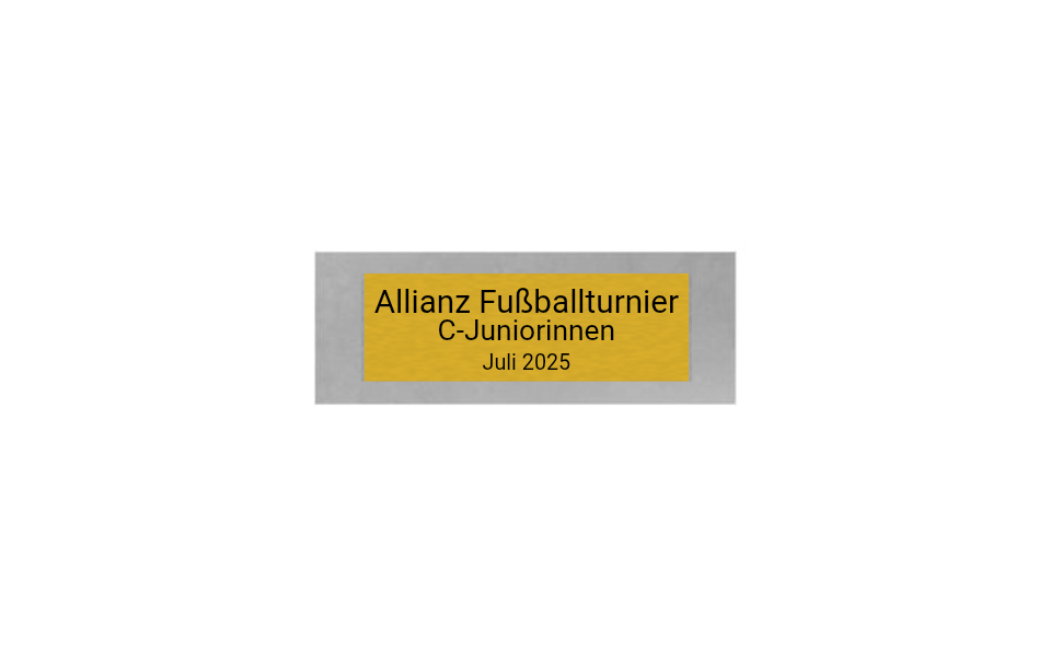 Fußball Pokal FG401 - Silber Mehrfarbig / 14.5 cm