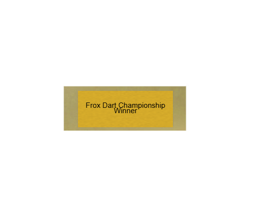 Glas Pokal Dart FG011 - 19 cm / Transparent Schwarz