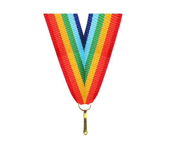 100er Pack Bänder Breite 22 mm / Länge ca. 400 mm - Rainbow / 22x400mm