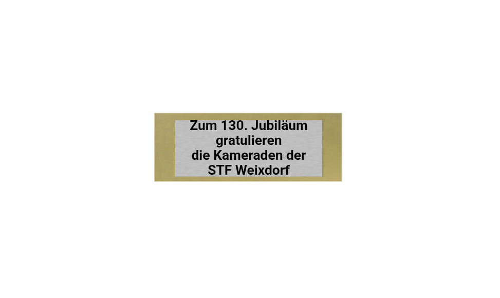 Glas Pokal Feuerwehr FG039 - 19 cm / Transparent Schwarz