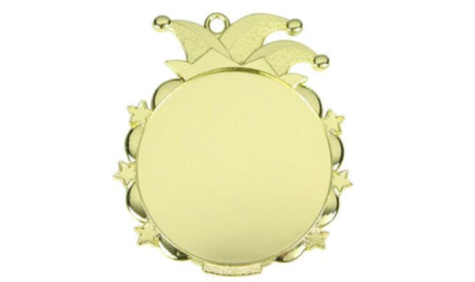 Karnevals Medaille D53 - Gold / 65x70mm
