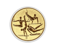 Glas Ständer W19x Schild & Emblem - 17.5 cm / Auswahl Blau