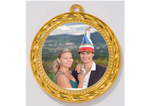 Medaille 9220 Ø 98mm - Gold / 98 mm