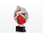 Gewehrschießen Resinfigur - 16 cm / Bunt