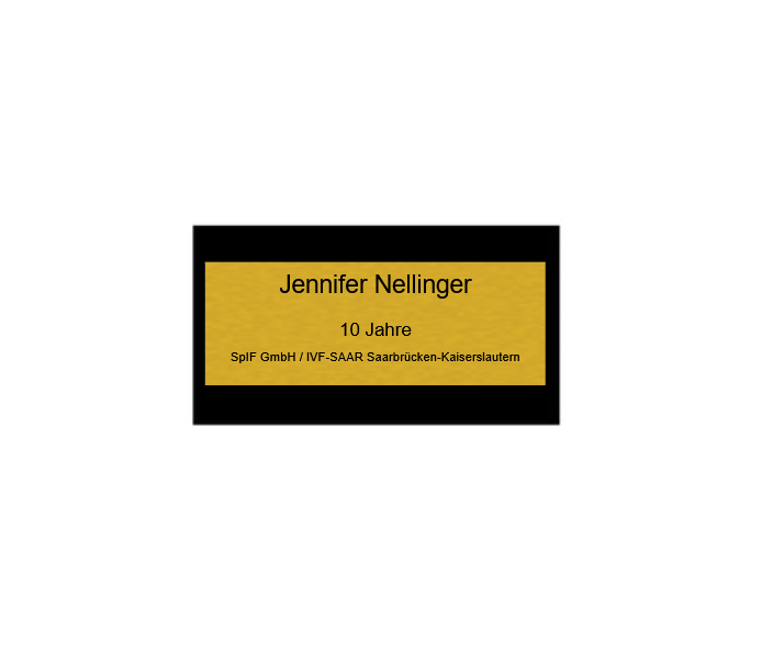 Hollywood Classic Award in Gold - Gold / 18 cm